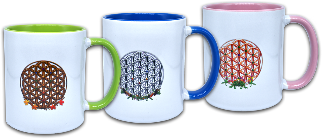 Shades of Autumn, Tales of Winter & Blossom of Spring Ceramic Mugs Bundle
